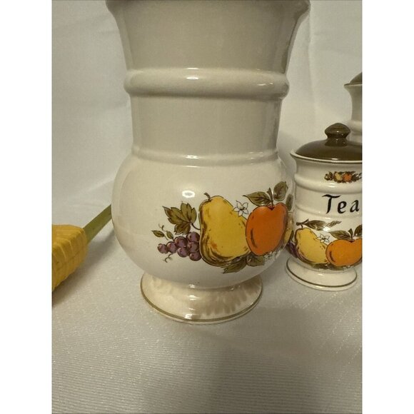 Vintage 1950’s Fruit festival canisters Webb Japan - Picture 7 of 16